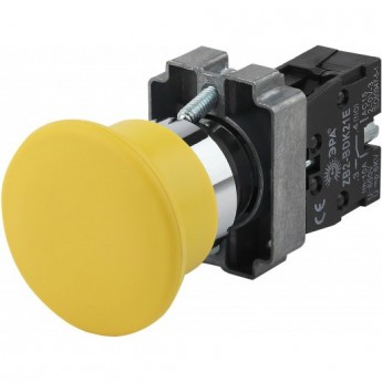 Кнопка ЭРА LAY5-BC51 "ГРИБОК" 1з без подсветки BBG70-BC-K05E желт. Б0045644